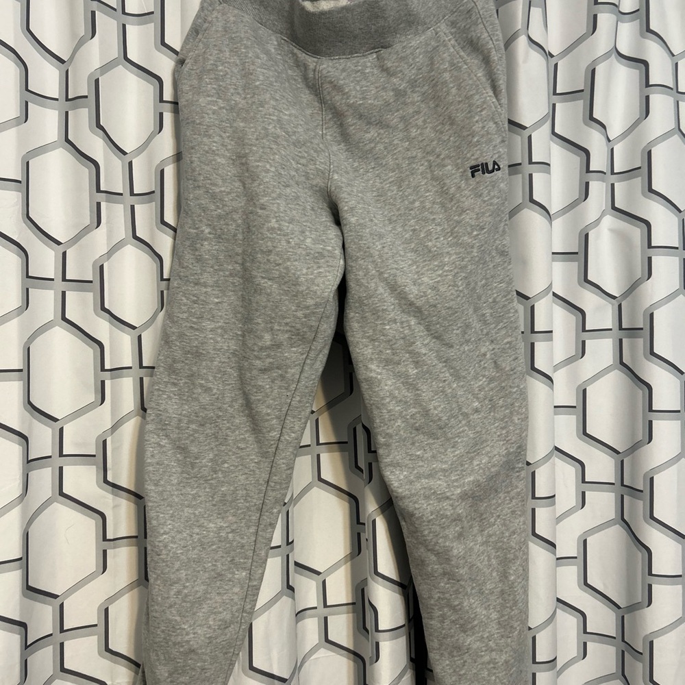 Fila Kids Heather Gray Sweatpants